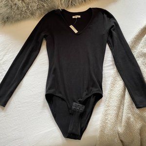 Madewell V-Neck Full-Coverage Bodysuit